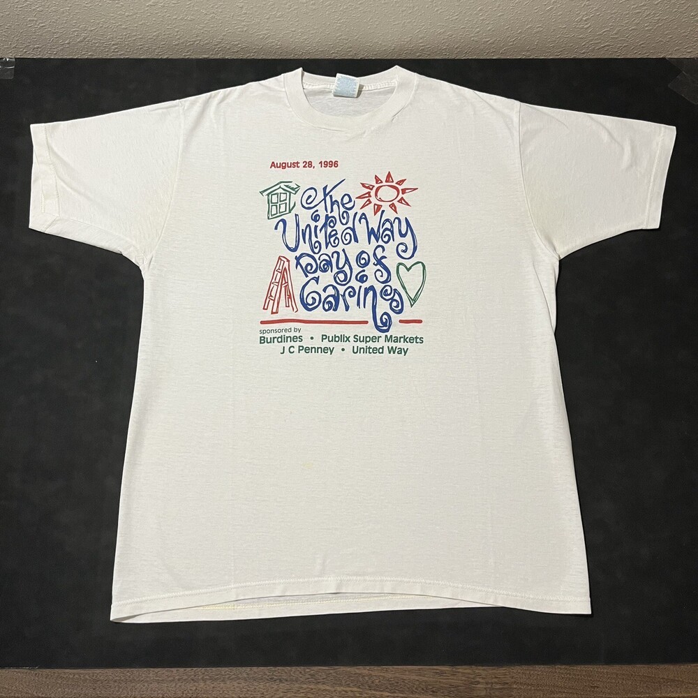 United Way Shirt Vintage 1990s Gap USA Made Charity JC Penney save the children